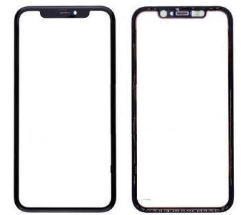 Cтекло дисплея Apple iPhone 11 A2221, A2111, A2223 черное Оригинал