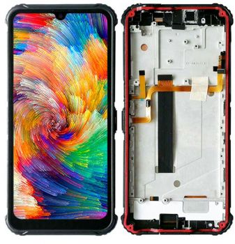 Дисплей (Экран) Blackview BV9800, BV9800 Pro с тачскрином (сенсором) черный с рамкой Оригинал