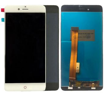 Дисплей (Экран) ZTE Nubia Z11 Mini S NX549J с тачскрином (сенсором) белый