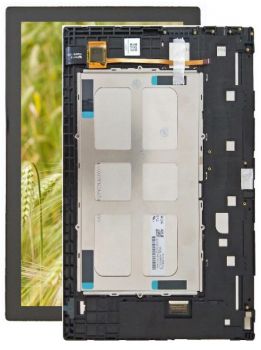 Дисплей (Экран) Lenovo TB-X304L, TB-X304F, TB-X304N, TB-X304X Tab 4 10.1 с тачскрином (сенсором) черный с рамкой