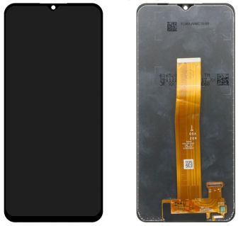 Дисплей (Экран) Samsung M127 (SM-M127F, SM-M127F/DSN) Galaxy M12 с тачскрином (сенсором) черный Оригинал