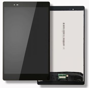 Дисплей (Экран) Lenovo 8703, TB-8703F, TB-8703X Tab 3 8 Plus с тачскрином (сенсором) черный