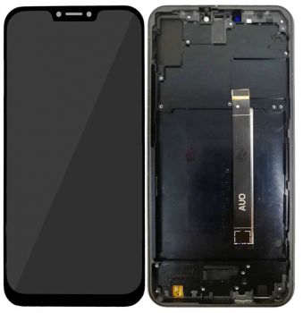 Дисплей (Экран) Lenovo Z5 L78011 с тачскрином (сенсором) черный с рамкой Оригинал