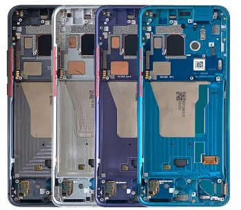 Дисплей (Экран) Xiaomi Redmi K30 Pro, Poco F2 Pro M2004J11G с тачскрином (сенсором) черный с рамкой OLED