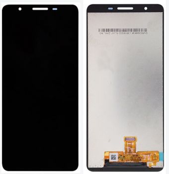 Дисплей (Экран) Samsung M013 (SM-M013F, SM-M013F/DS) Galaxy M01 Core с тачскрином (сенсором) черный Оригинал