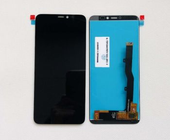 Дисплей (Экран) ZTE Blade A530, Blade A606 с тачскрином (сенсором) черный