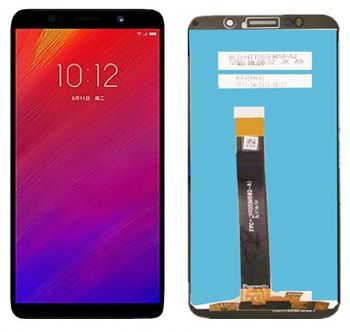 Дисплей (Экран) Lenovo A5 2018 L18021, L18011 с тачскрином (сенсором) черный