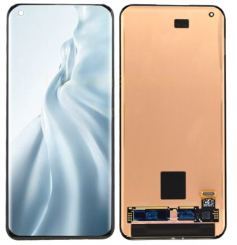 Дисплей (Экран) Xiaomi Mi11 Pro M2102K1AC, Mi11 Ultra M2102K1G с тачскрином (сенсором) черный Оригинал