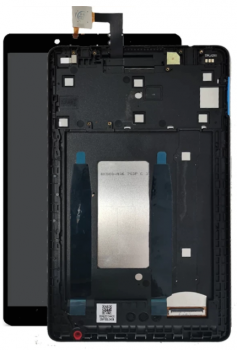 Дисплей (Экран) Lenovo TB-8304, TB-8304F, TB-8304F1 Tab E8 с тачскрином (сенсором) черный с рамкой Оригинал