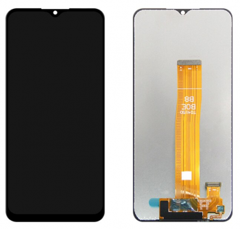 Дисплей (Экран) Samsung A127 (SM-A127F, SM-A127F/DS) Galaxy A12 Nacho с тачскрином (сенсором) черный Оригинал