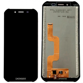 Дисплей (Экран) Doogee S40 Lite с тачскрином (сенсором) черный Оригинал