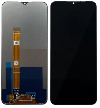 Дисплей (Экран) Realme C21Y RMX3261, RMX3263 с тачскрином (сенсором) черный