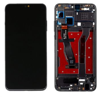 Дисплей (Экран) Huawei Honor 8X, View 10 Lite JSN-L21, JSN-L11, JSN-L22, JSN-L23, JSN-L42 с тачскрином (сенсором) черный с рамкой