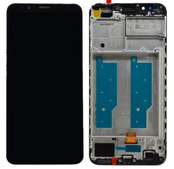 Дисплей (Экран) Huawei Honor 7C Pro 5,99 LND-L29, LND-AL30, LND-AL40 с тачскрином (сенсором) черный с рамкой