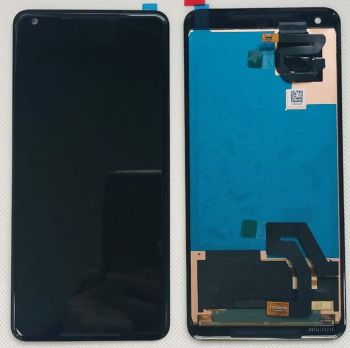 Дисплей (Экран) Google Pixel 2 XL G011C с тачскрином (сенсором) черный Оригинал