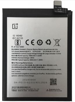 Батарея (аккумулятор) OnePlus 3 A3003, A3000 BLP613 3000mAh Оригинал