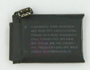 Батарея (аккумулятор) Apple Watch 3 38mm A1848 LTE-версия 279mAh Оригинал