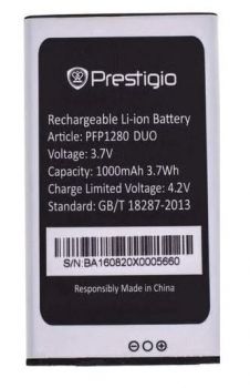 Батарея (аккумулятор) Prestigio PFP1280 Muze B1 Duo 1000mAh Оригинал