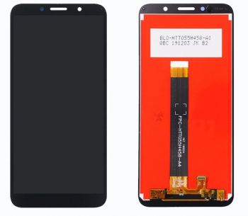 Дисплей (Экран) Motorola XT2029, XT2029-2 Moto E6 Play с тачскрином (сенсором) черный