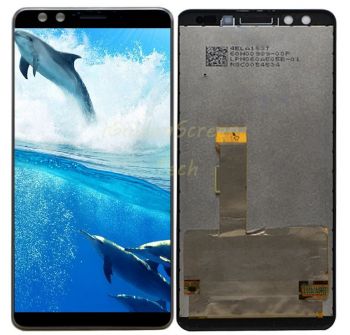 Дисплей (Экран) HTC U12 Plus 2Q55100 с тачскрином (сенсором) черный Оригинал