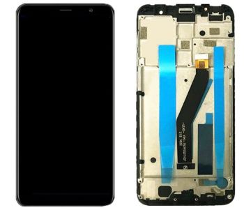 Дисплей (Экран) Meizu M6T M811H, M811Q, M811M с тачскрином (сенсором) черный с рамкой