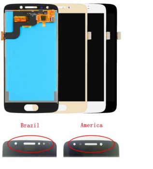 Дисплей (Экран) Motorola XT1767 Moto E4 USA версия с тачскрином (сенсором) черный