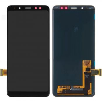 Дисплей (Экран) Samsung A530 (SM-A530F, SM-A530F/DS) Galaxy A8 2018 с тачскрином (сенсором) черный TFT