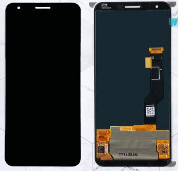 Дисплей (Экран) Google Pixel 3 XL G013C, G013D с тачскрином (сенсором) черный Оригинал