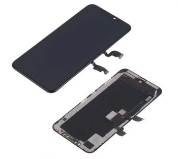Дисплей (Экран) Apple iPhone XS Max A2101, A1921, A2104 с тачскрином (сенсором) черный OLED
