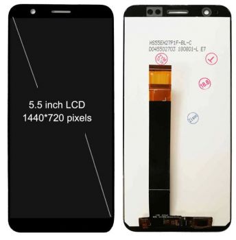 Дисплей (Экран) Asus ZA550KL, G552KL ZenFone Live L1 X00RD с тачскрином (сенсором) черный Оригинал