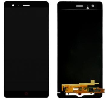 Дисплей (Экран) ZTE Nubia Z17 NX563, NX563J с тачскрином (сенсором) черный Оригинал