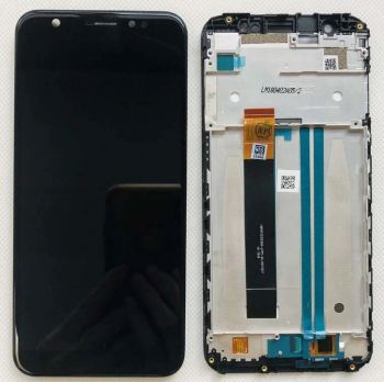 Дисплей (Экран) Asus ZB555KL Zenfone Max M1 X00PD с тачскрином (сенсором) черный с рамкой Оригинал