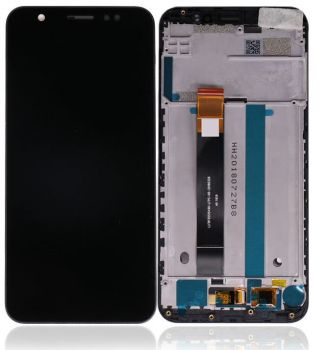 Дисплей (Экран) Asus ZA550KL, G552KL ZenFone Live L1 X00RD с тачскрином (сенсором) черный с рамкой Оригинал