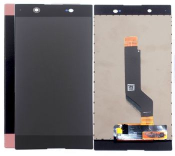 Дисплей (Экран) Sony G3212, G3221, G3223, G3226 Xperia XA1 Ultra Dual с тачскрином (сенсором) розовый Оригинал