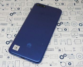 Задняя крышка Huawei Y6 2018 ATU-L11, ATU-LX3, ATU-L21, ATU-L22 синяя