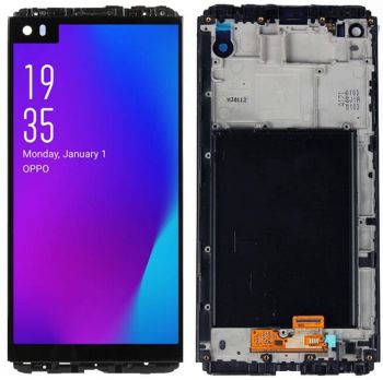 Дисплей (Экран) LG V20 H910, H915, H918, VS995, US996, H990DS с тачскрином (сенсором) черный с рамкой Оригинал