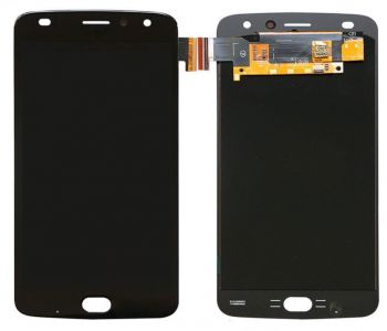 Дисплей (Экран) Motorola XT1710-09, XT1710-08, XT1710-10, XT1710-11 Moto Z2 Play с тачскрином (сенсором) черный TFT