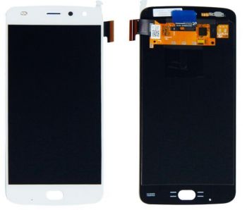 Дисплей (Экран) Motorola XT1710-09, XT1710-08, XT1710-10, XT1710-11 Moto Z2 Play с тачскрином (сенсором) белый TFT