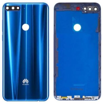 Задняя крышка Huawei Y7 Prime 2018 LDN-L21, LDN-TL10, LDN-LX2 синяя Оригинал