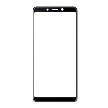 Cтекло дисплея Samsung A920 (SM-A920F, SM-A920F/DS) Galaxy A9 черное Оригинал