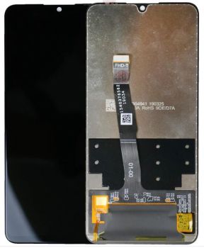 Дисплей (Экран) Huawei P30 Lite MAR-LX1A, MAR-L21A, MAR-L01A с тачскрином (сенсором) черный