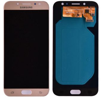 Дисплей (Экран) Samsung J730 (SM-J730F, SM-J730F/DS) Galaxy J7 2017 с тачскрином (сенсором) золотой Оригинал