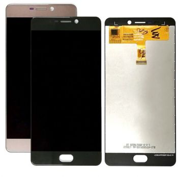 Дисплей (Экран) Elephone P8 2017 с тачскрином (сенсором) черный Оригинал