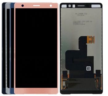 Дисплей (Экран) Sony H8324, H8314 Xperia XZ2 Compact с тачскрином (сенсором) зеленый Оригинал