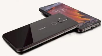 Задняя крышка Nokia 8.1 TA-1128, TA-1121, TA-1119, TA-1131 черная Оригинал