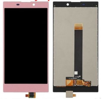 Дисплей (Экран) Sony H4311, H3311, H4331, H3321 Xperia L2 с тачскрином (сенсором) розовый
