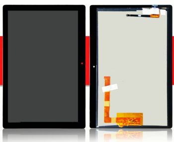 Дисплей (Экран) Lenovo X104F, X104L, TB-X104F, TB-X104L Tab E10 ZA470000UA с тачскрином (сенсором) черный