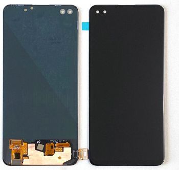 Дисплей (Экран) Oppo A93 CPH2121. Oppo Reno 4 Lite CPH2125. Oppo Reno 4 5G CPH2091 с тачскрином (сенсором) черный Оригинал
