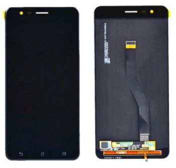 Дисплей (Экран) Asus ZE553KL ZenFone 3 Zoom Z01HDA, Z01HD с тачскрином (сенсором) черный Оригинал