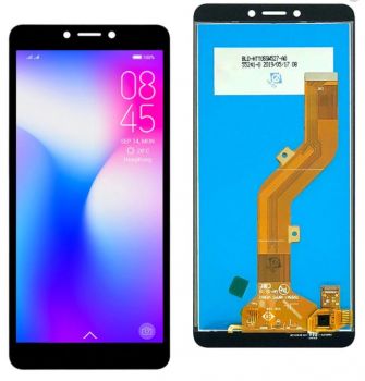 Дисплей (Экран) Tecno POP 2 Power B1P с тачскрином (сенсором) черный